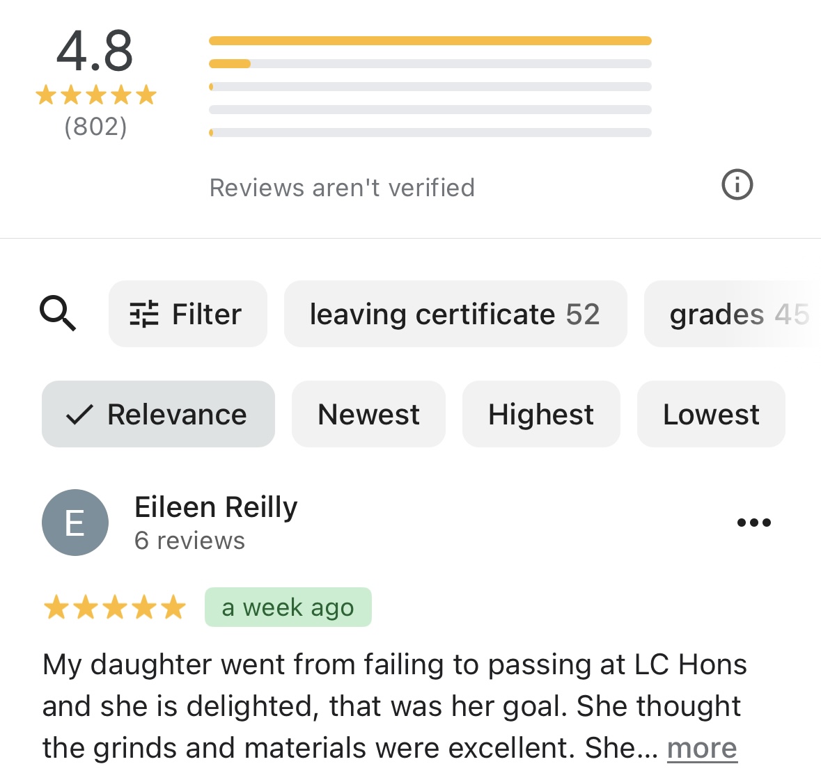 reviews